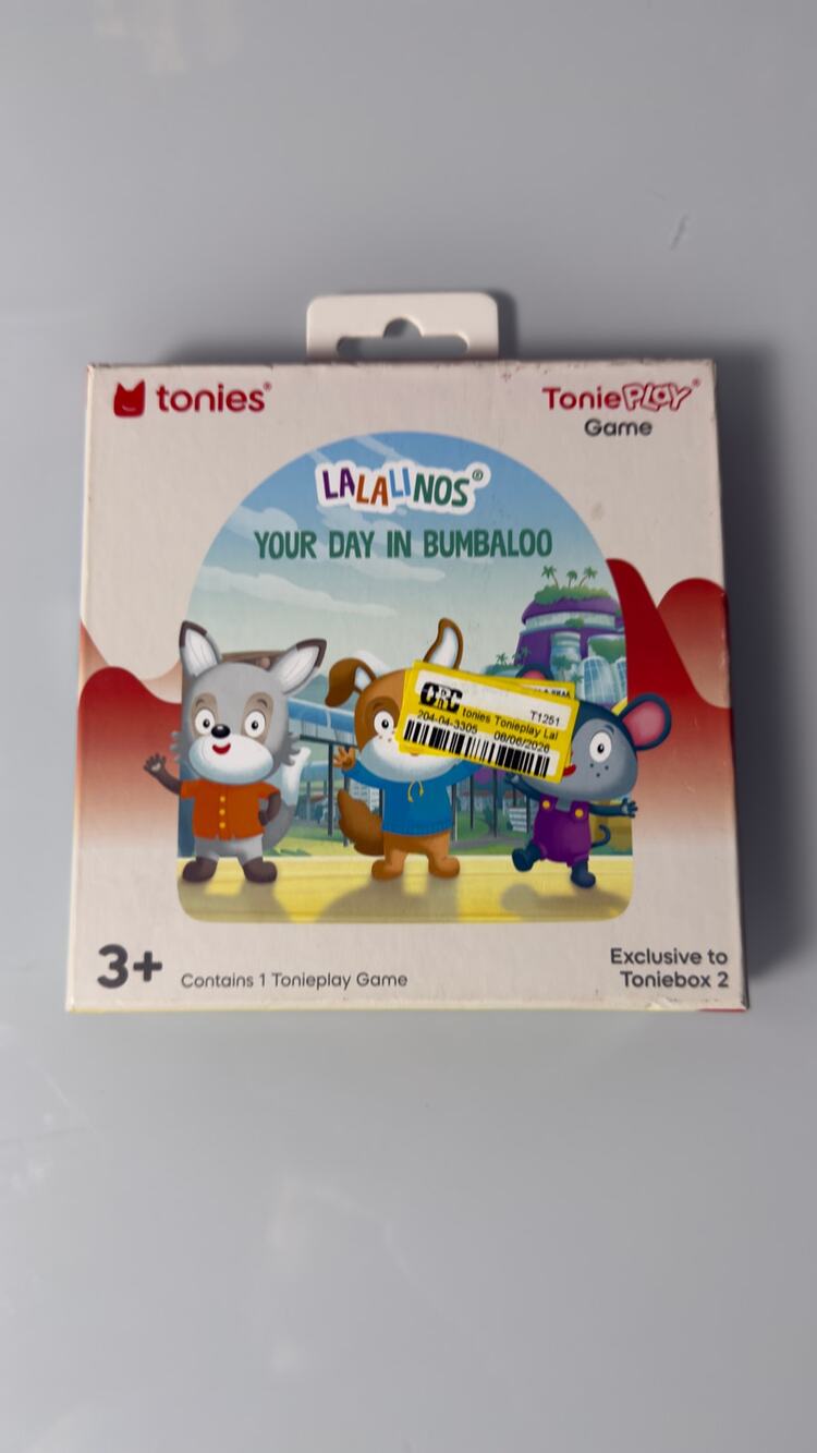Tonies Tonieplay Lalalinos Your Day in Bumbaloo Game Toniebox 2 NEW